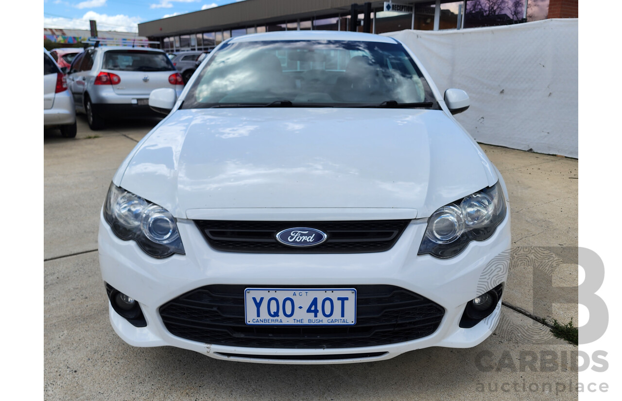 10/2014 Ford Falcon XR6 FG MK2 4d Sedan White 4.0L