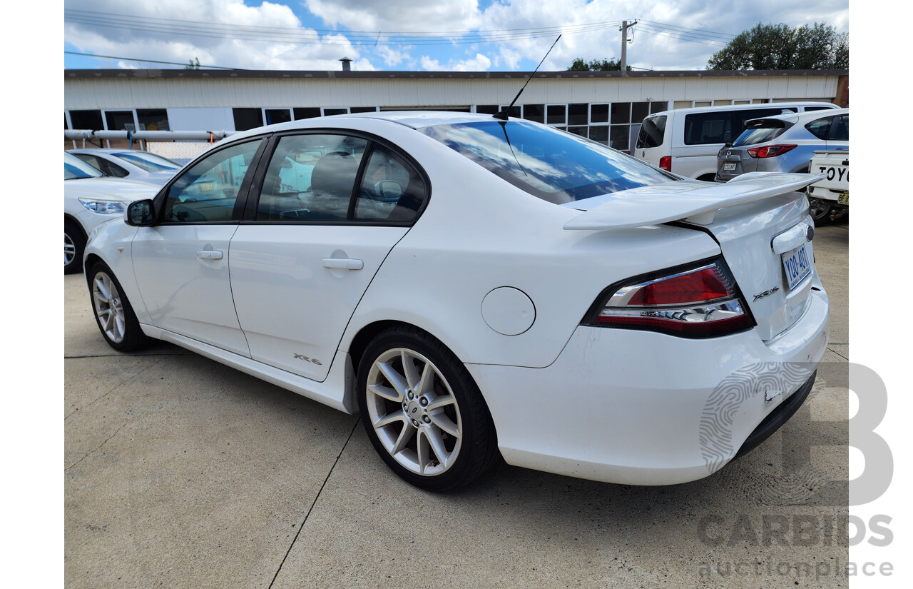 10/2014 Ford Falcon XR6 FG MK2 4d Sedan White 4.0L