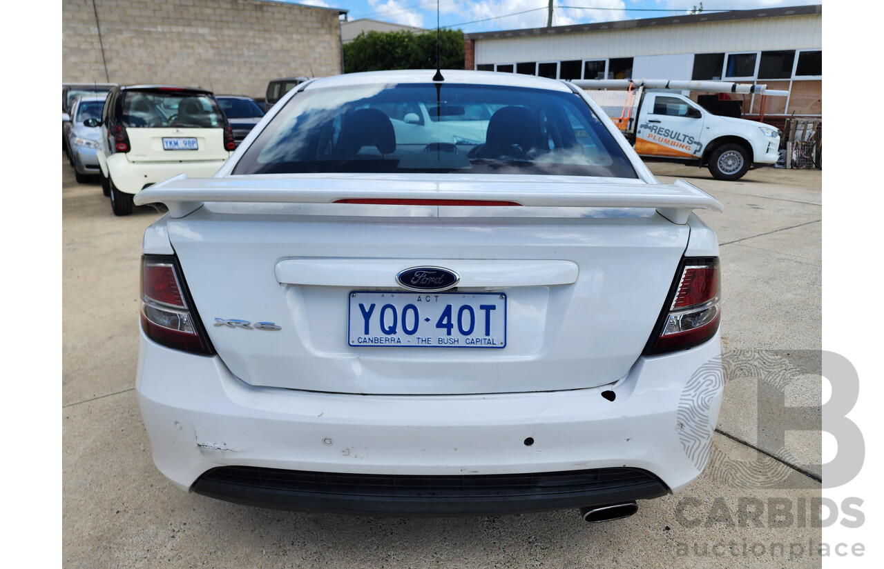 10/2014 Ford Falcon XR6 FG MK2 4d Sedan White 4.0L