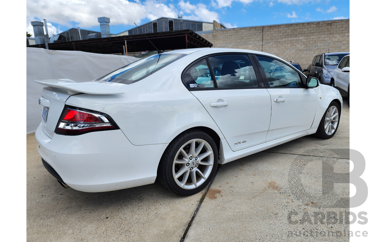 10/2014 Ford Falcon XR6 FG MK2 4d Sedan White 4.0L