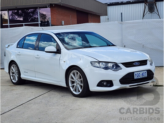 10/2014 Ford Falcon XR6 FG MK2 4d Sedan White 4.0L