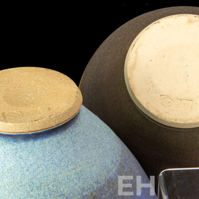 Two Australian Studio Pottery Vases by Colin Bowes