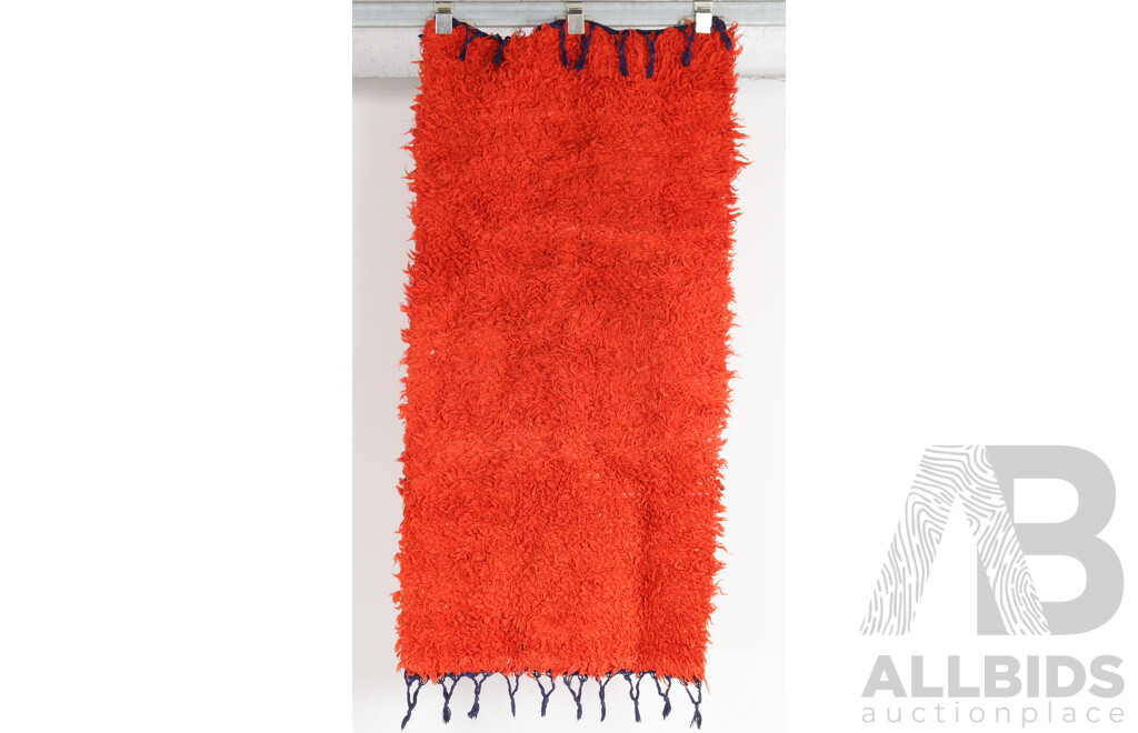 Two Retro Cotton Woven Rugs by Jan Rogan