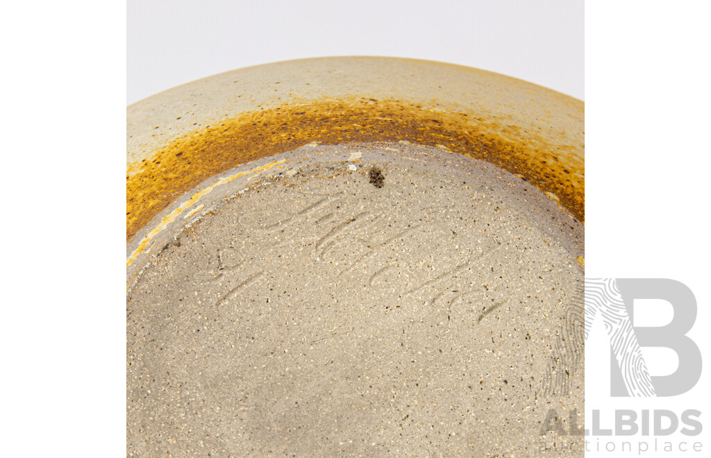 Australian Studio Pottery Lidded Jar by Stephen Fletcher, 1981