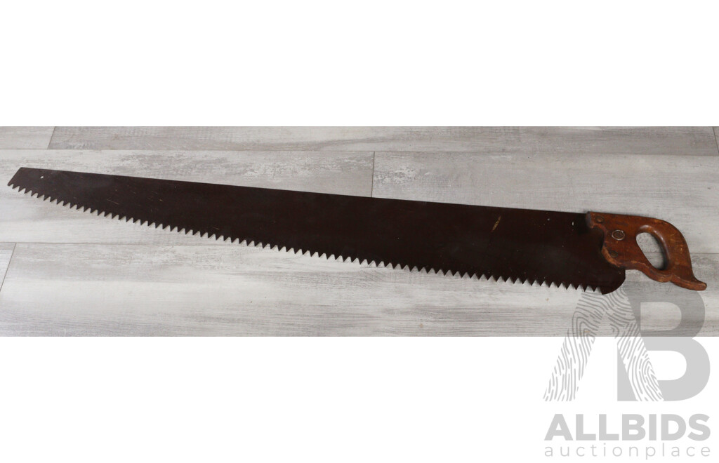 Vintage Disston Phila Cross Cut Saw
