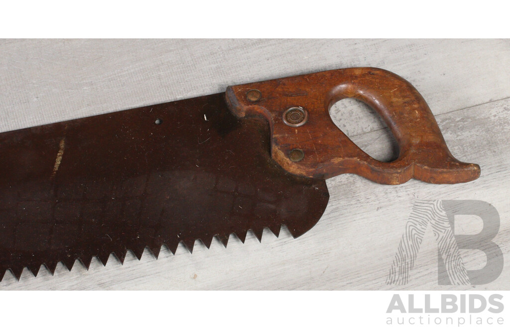 Vintage Disston Phila Cross Cut Saw