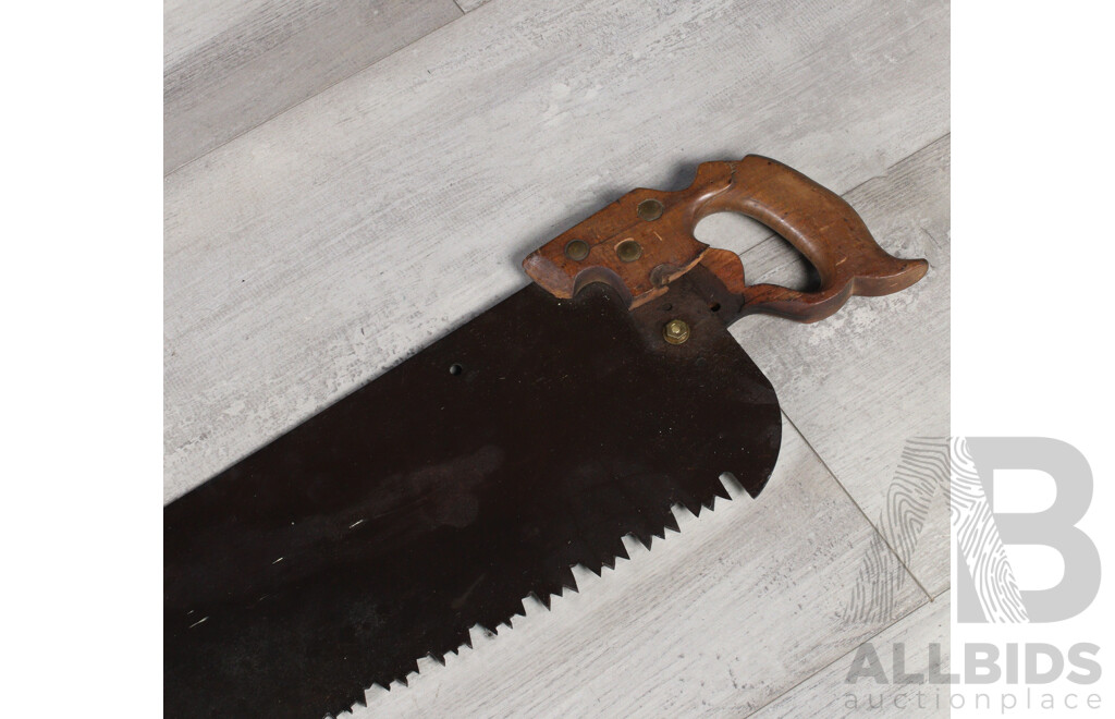 Vintage Disston Phila Crosscut Saw