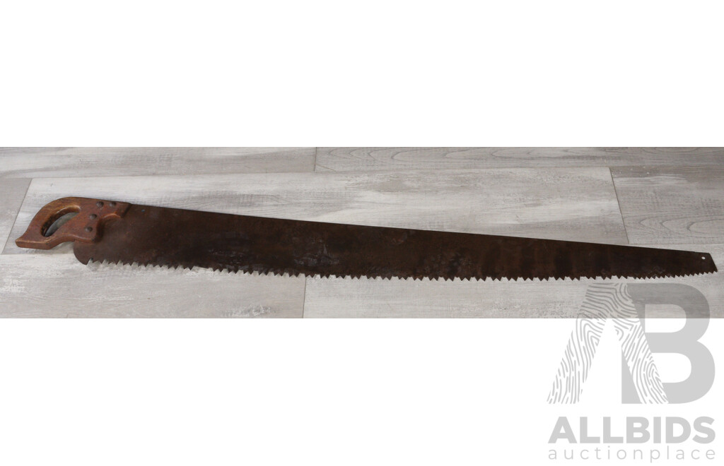 Vintage Cross Cut Saw