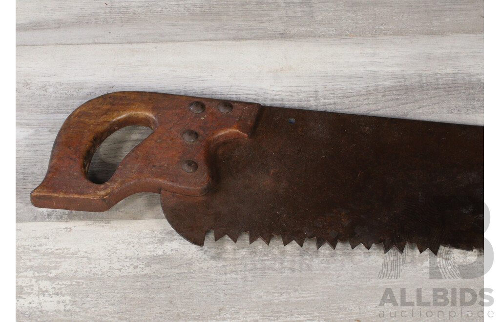 Vintage Cross Cut Saw