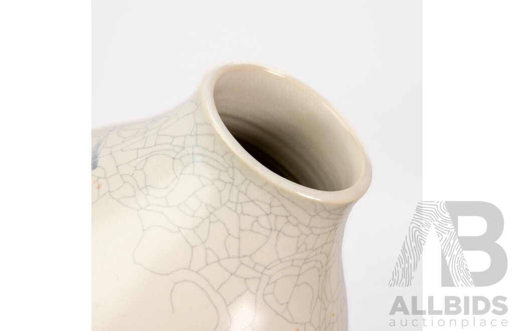 Large Australian Studio Pottery Vase by Trevor Hanby