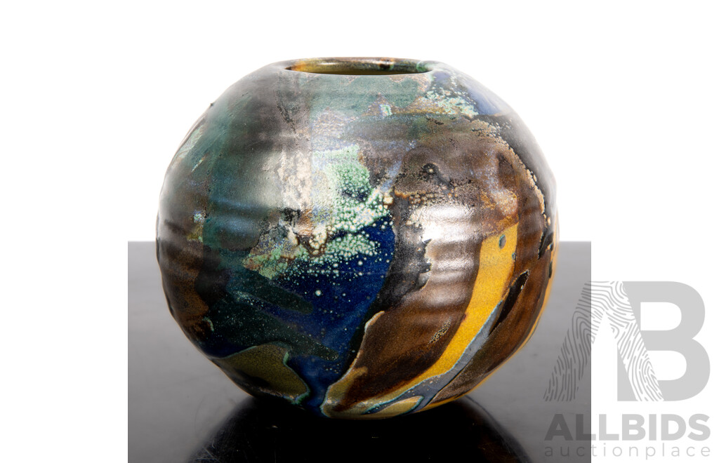 Australian Studio Pottery Vase by John Robertson