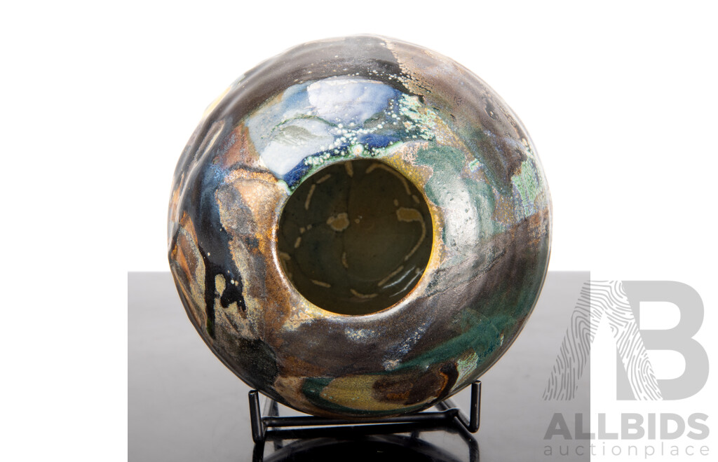 Australian Studio Pottery Vase by John Robertson