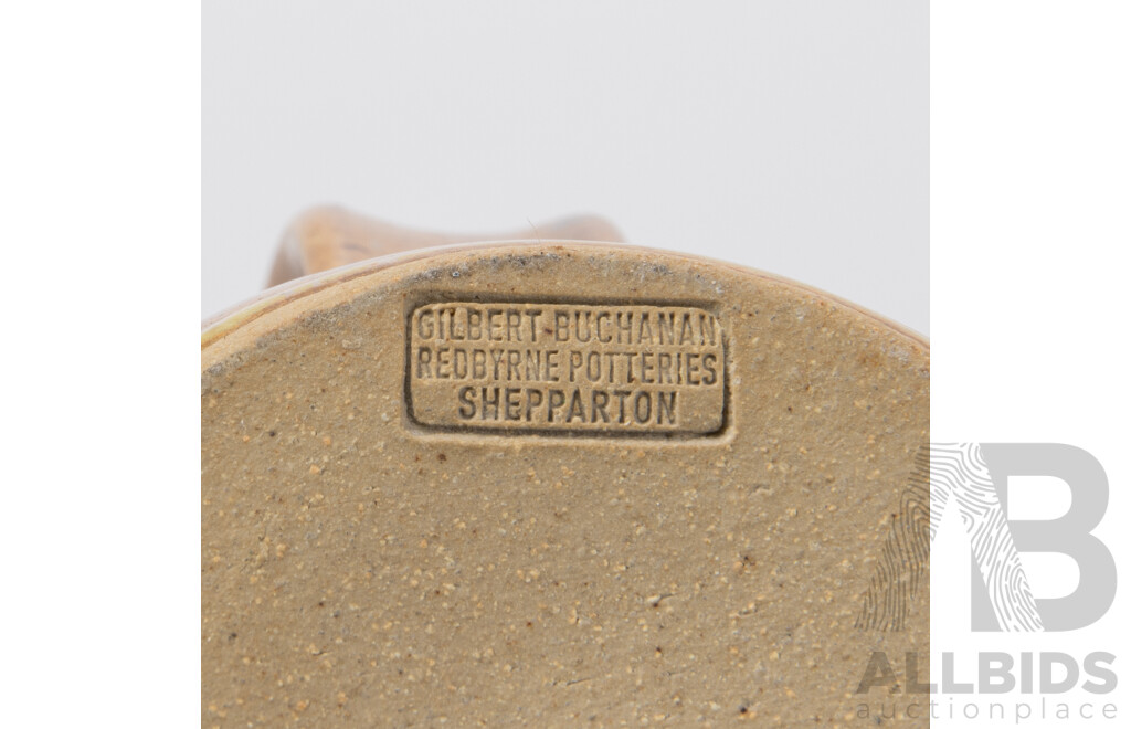 Collection Three Studio Pottery Jugs Comprising Australians Gilbert Buchanan & Friary Pottery Along with USA David Lee Example