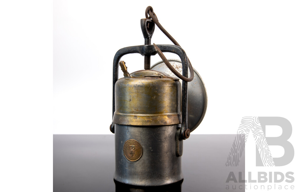 Carbide Railway Lamp by Premier Lamp and Engineering Co