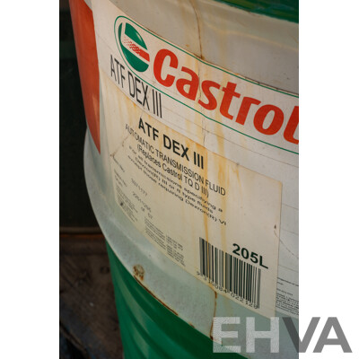 Pallet Containing Drums Assorted Engine Oil 15W40, 10W40, ATF DEXIII & Massey Ferguson Universal Oil 20W40