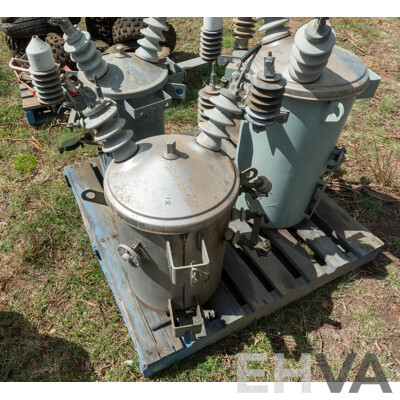 Pallet Containing Quantity of 3 Transformers ETC