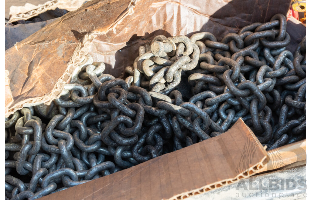 Pallet Containing Miscellaneous Wire Rope & Chain Assembly ETC
