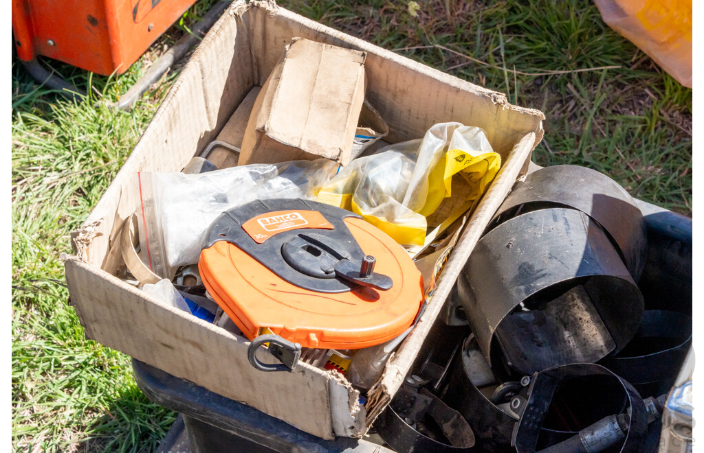 Pallet Containing Various Power Tools, Hoses, Fittings, Tools, Tap & Dye ETC