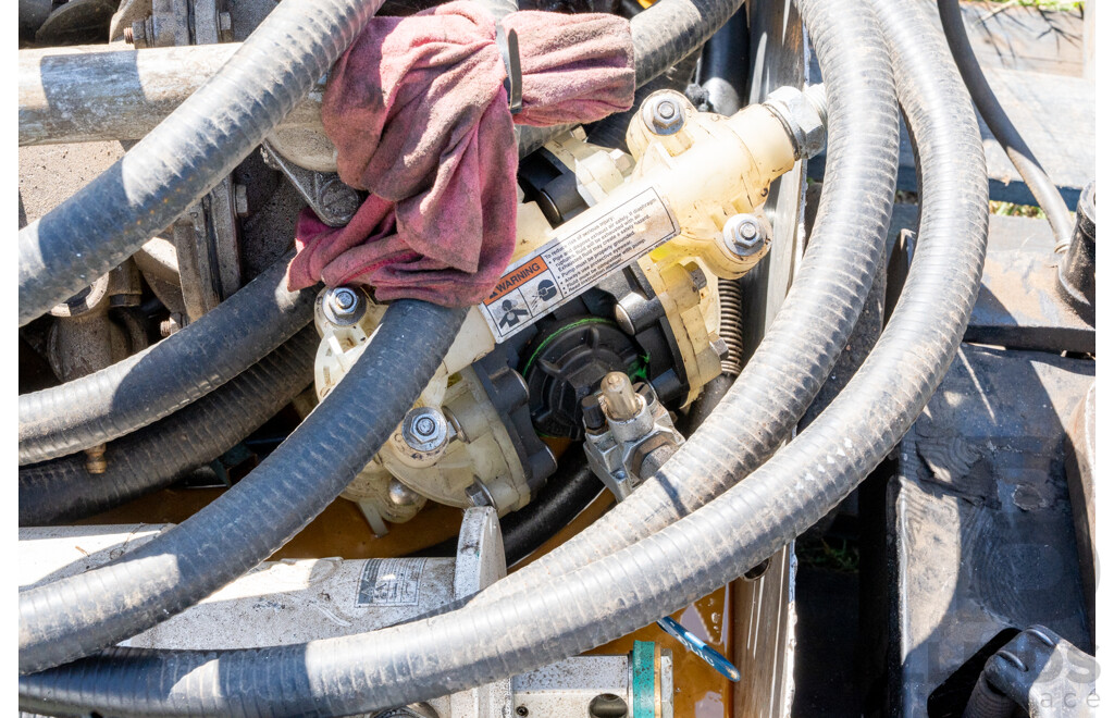 Pallet Containing Jack, Pump Hoses & Fittings ETC