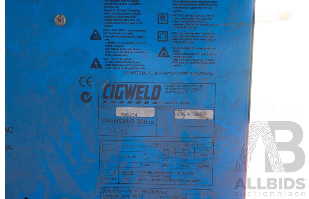 Pallet Containing Transmig Welders, Welding Alloy, 4m Grip Torch & Hose ETC
