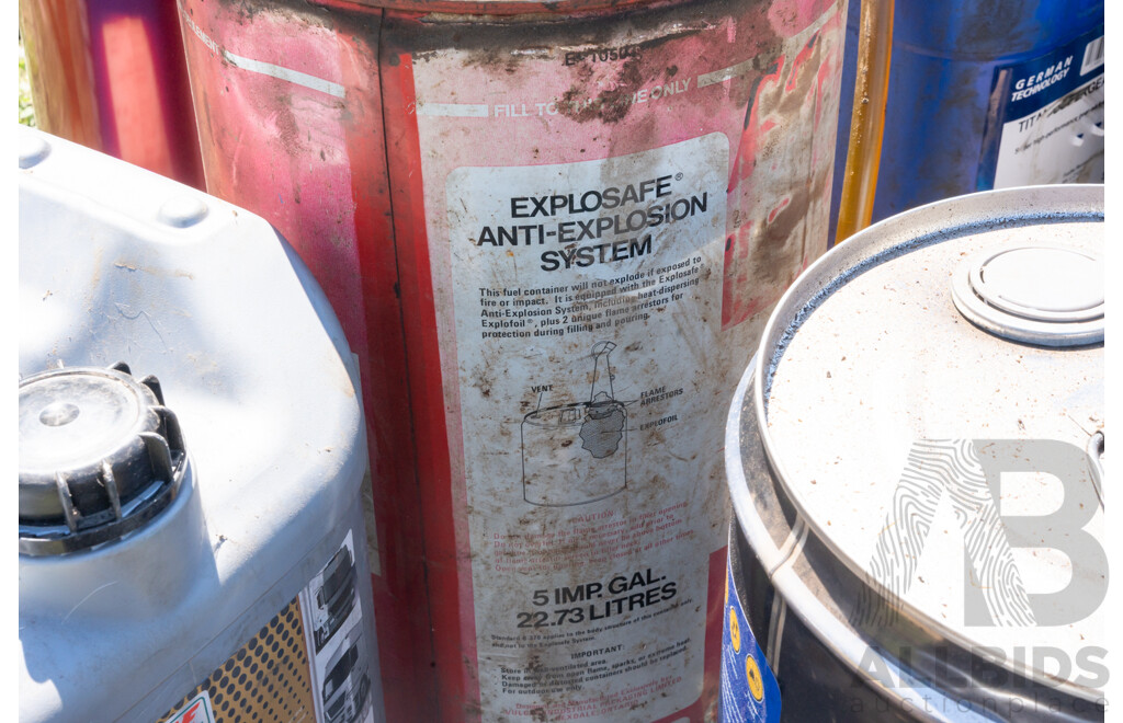 Pallet Containing Drums, Hand Pumps, Oils & Lubes ETC