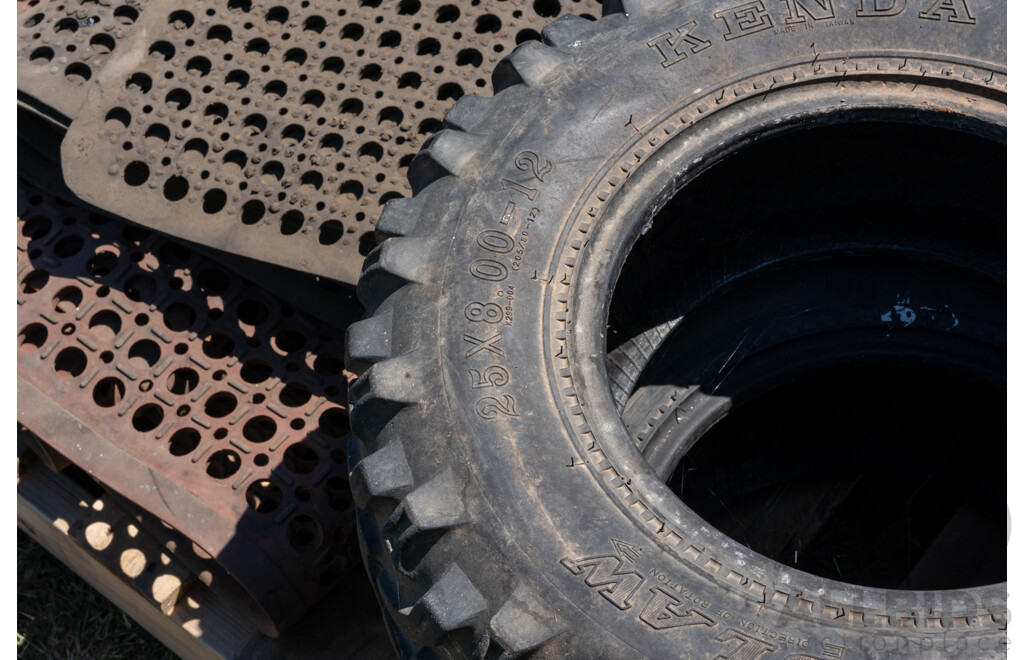 Pallet Containing Quantity of Anti Slip Floor Mats & Quantity of 4, ATV Tyres ETC