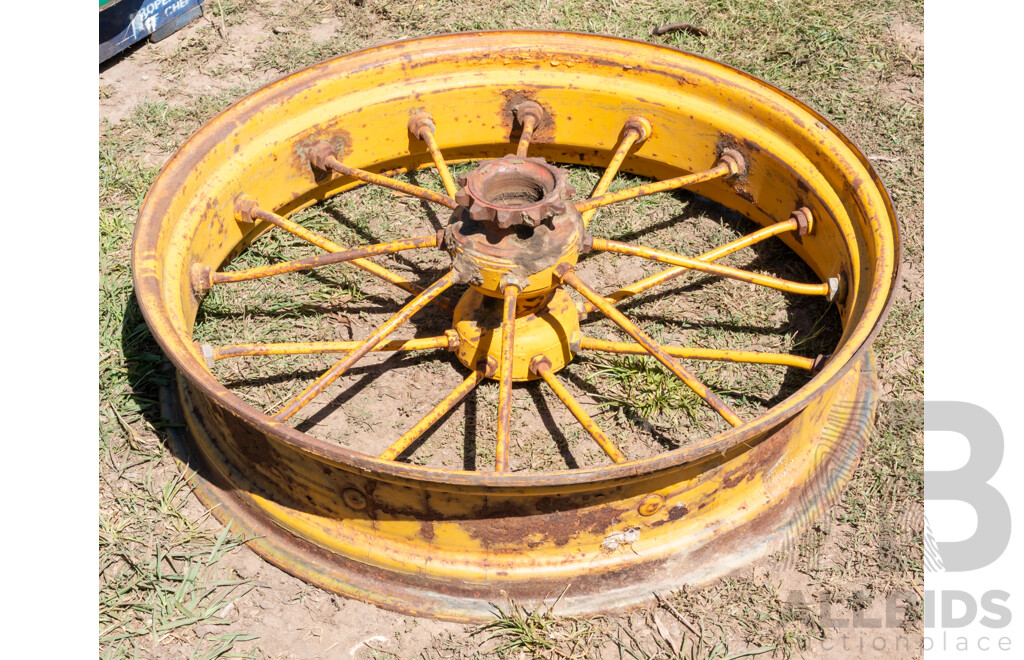 Yellow Combine Wheel