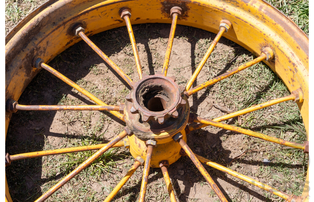 Yellow Combine Wheel