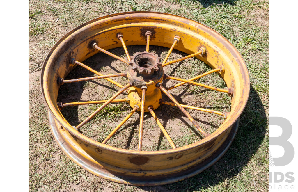 Yellow Combine Wheel