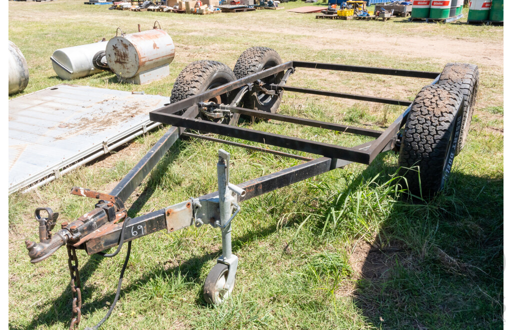 Home Built Double Axle Trailer Chassis