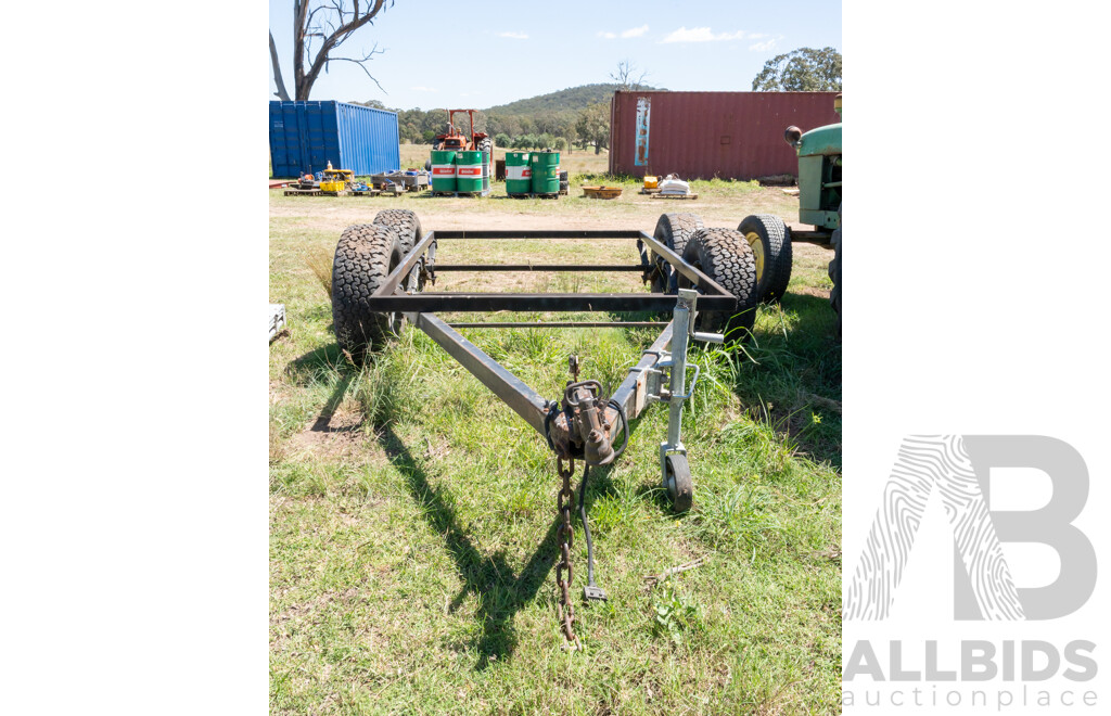 Home Built Double Axle Trailer Chassis
