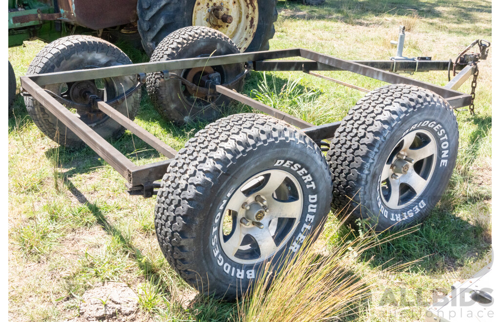 Home Built Double Axle Trailer Chassis