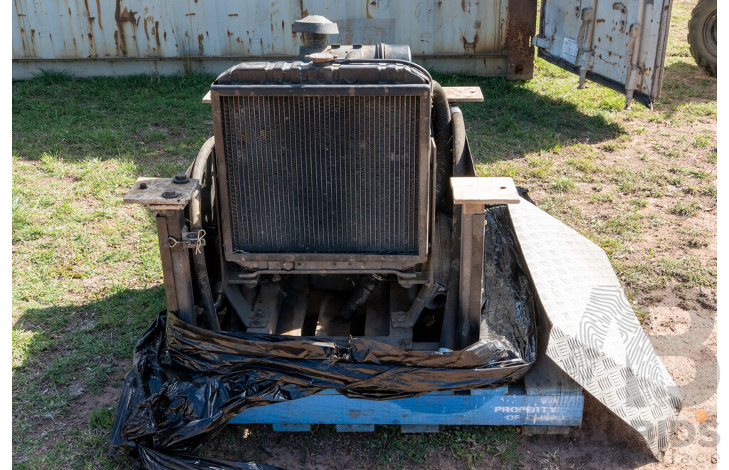 Deutz Powered Hydraulic Pump 4 Cylinder, Diesel Engine to Suit Side Loader