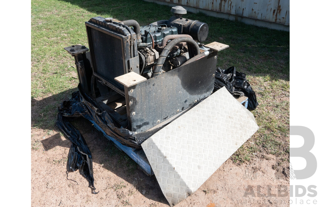 Deutz Powered Hydraulic Pump 4 Cylinder, Diesel Engine to Suit Side Loader