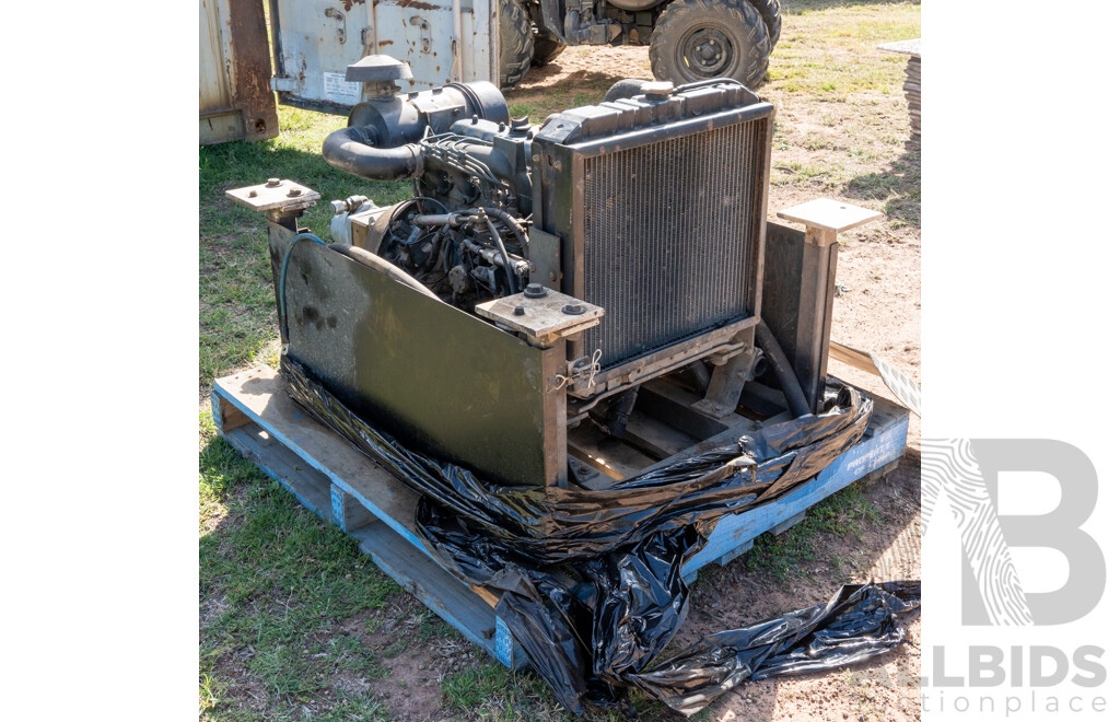 Deutz Powered Hydraulic Pump 4 Cylinder, Diesel Engine to Suit Side Loader