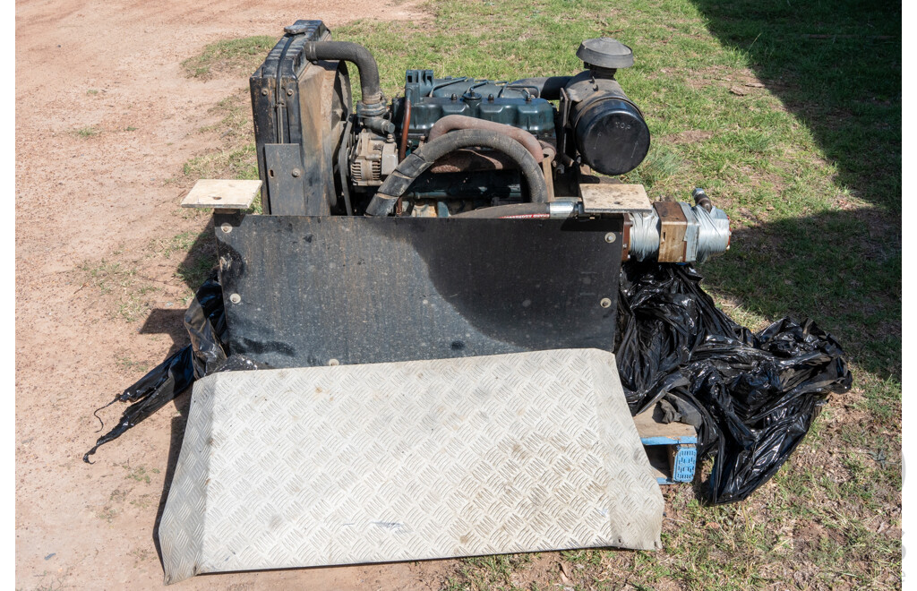 Deutz Powered Hydraulic Pump 4 Cylinder, Diesel Engine to Suit Side Loader