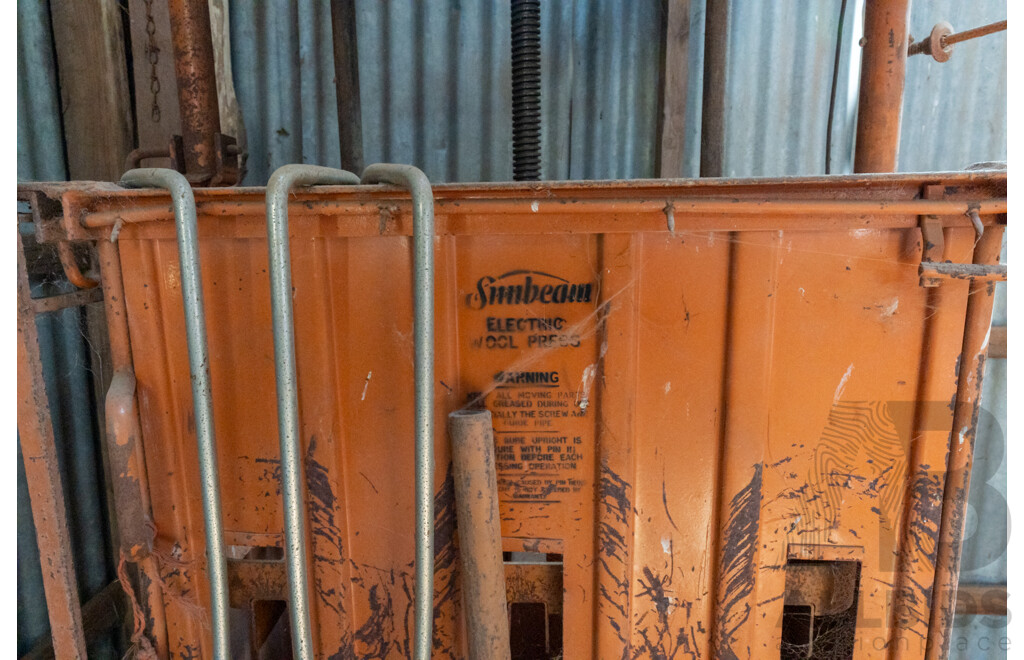 Australian Made Electric Sunbeam Wool Press