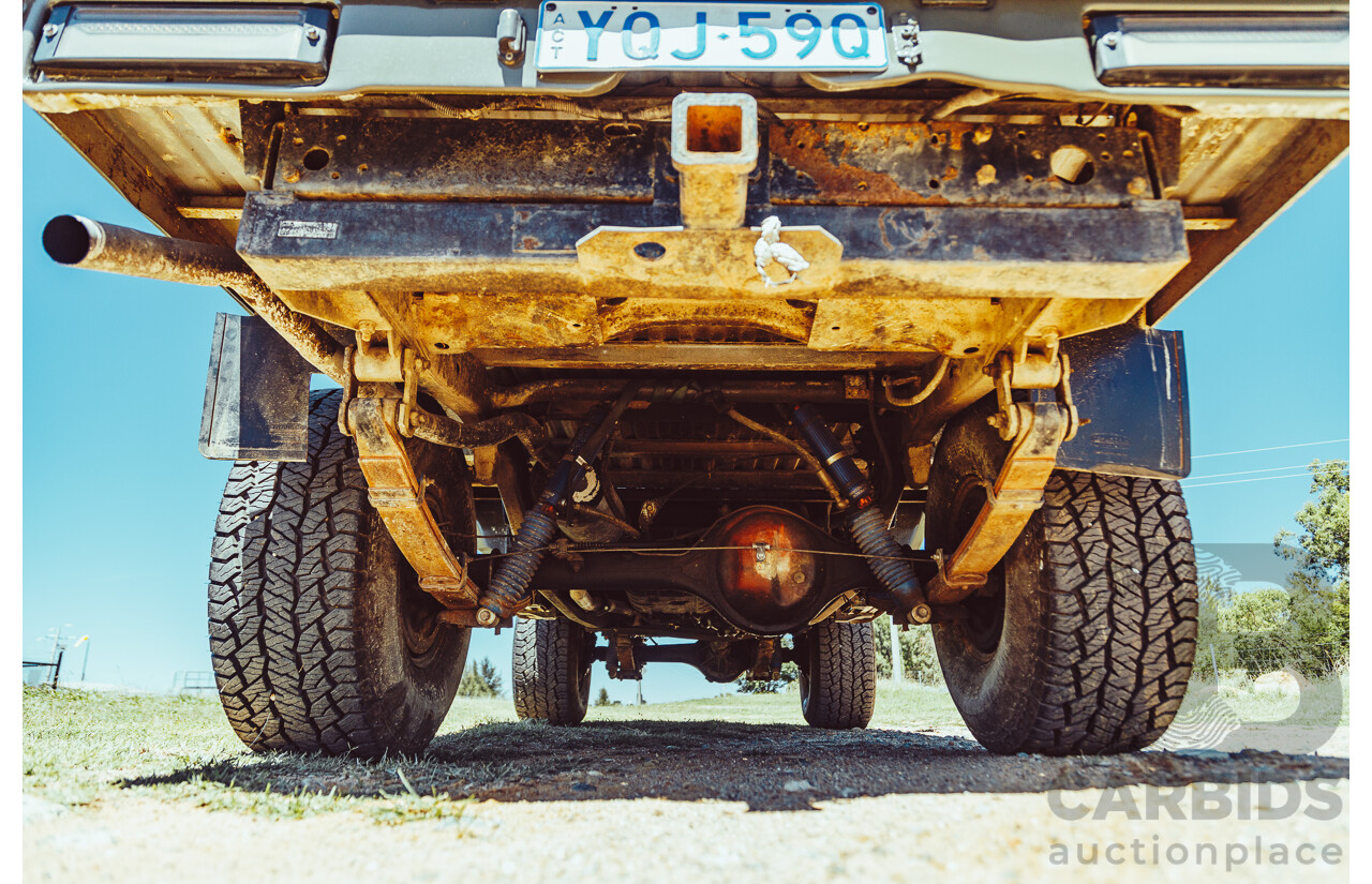 9/1985 Toyota Landcruiser (4x4) HJ75RP 2d C/Chas Green Diesel 4.0L