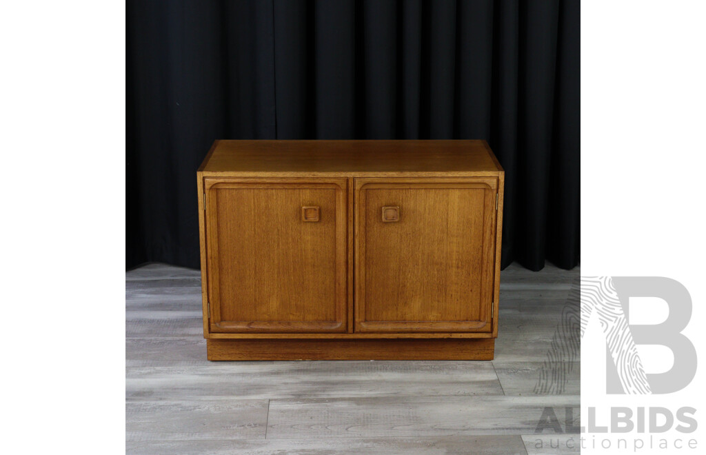 Mid Century Teak Two Door Cabinet