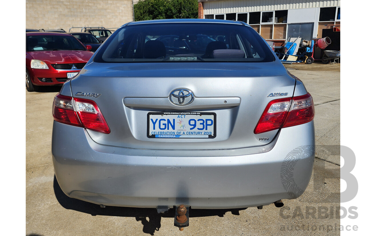 2/2007 Toyota Camry Altise ACV40R 4d Sedan Silver 2.4L