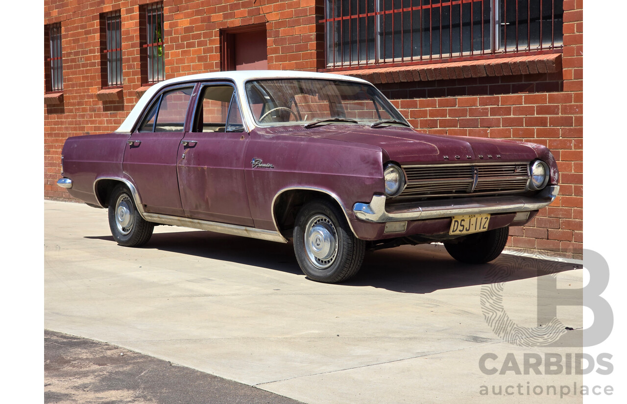 1/1965 Holden HD Premier X2 Package 4d Sedan Egmont Maroon Metallic / Fowlers Ivory 2.9L