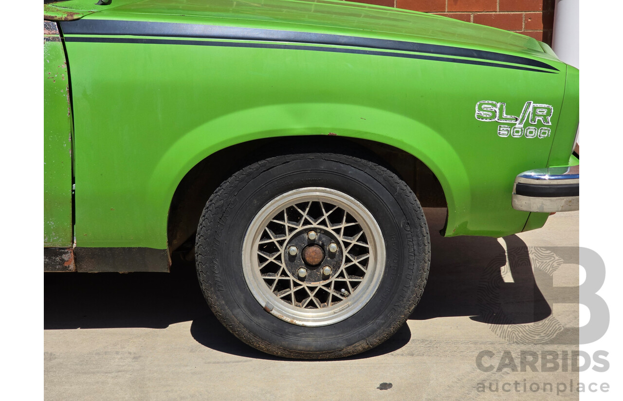 8/1975 Holden LH Torana S L32 Option 4d Sedan Jamaican Lime V8 4.2L