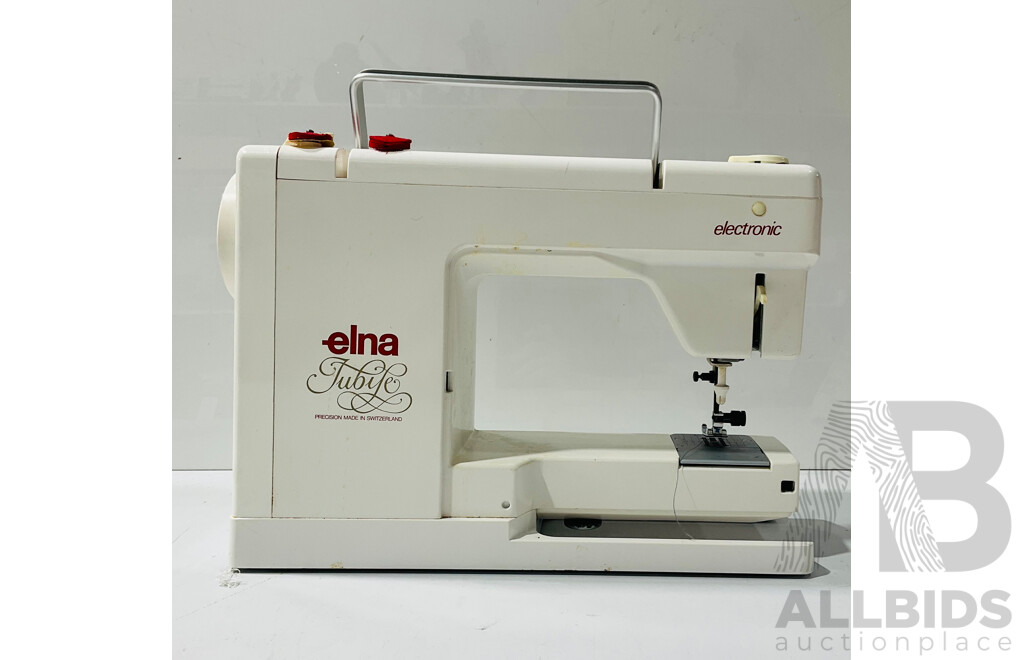 Elna Jubile Electronic Sewing Machine with Cloth Covering