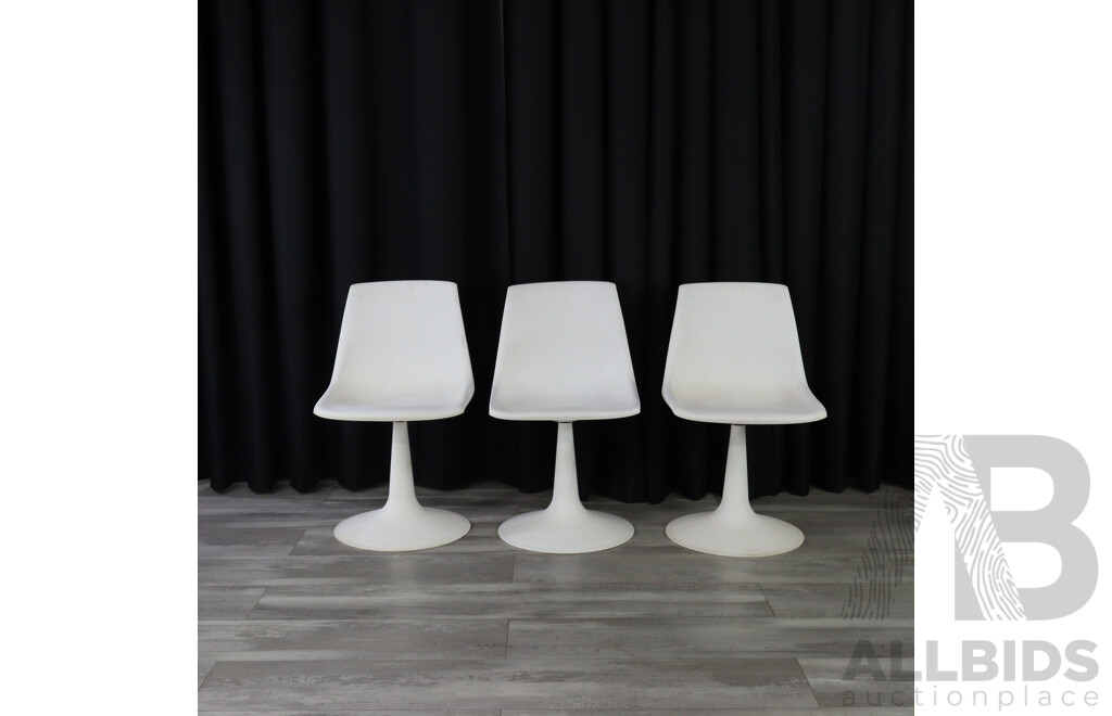 Set of Three Sebel Swivel Chairs