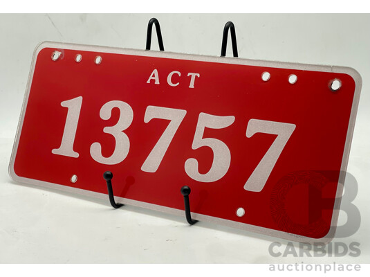 ACT 5-Digit Number Plate - 13757