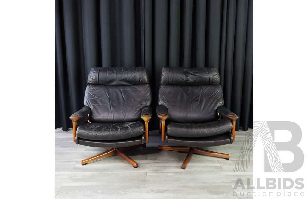 Pair of Tessa Swivel Armchairs