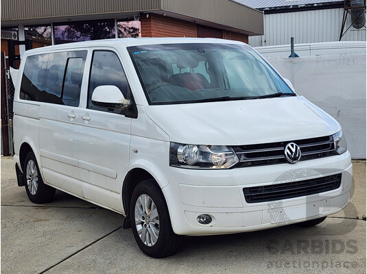 3/2014 Volkswagen Multivan Comfortline Tdi340 T5 MY13 4d Wagon White 2.0L