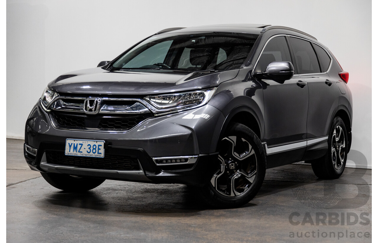 10/2018 Honda CR-V VTi-LX (AWD) MY18 4D Wagon Modern Steel Grey Metallic  Turbo 1.5L