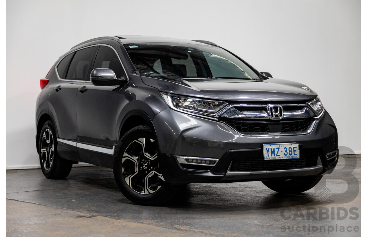 10/2018 Honda CR-V VTi-LX (AWD) MY18 4D Wagon Modern Steel Grey Metallic  Turbo 1.5L