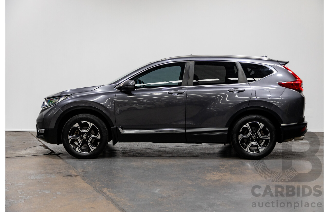 10/2018 Honda CR-V VTi-LX (AWD) MY18 4D Wagon Modern Steel Grey Metallic  Turbo 1.5L